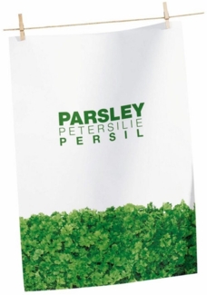 ASA SELECTION Geschirrtuch Petersilie, Weiß / Grün, B 50 cm, 73115065