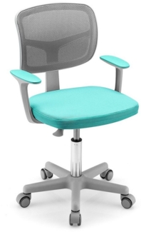 COSTWAY Drehstuhl Kinder Schreibtischstuhl, höhenverstellbar, von 3-10 Jahre