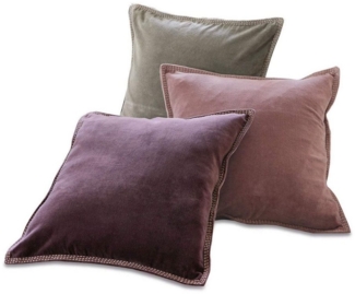 Mirabeau Dekokissen Kissen 3er Set Allonnes burgund/rosa/grün