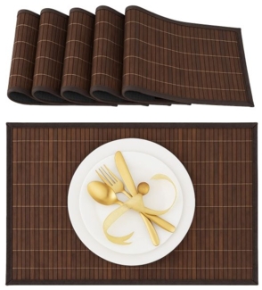 12 teiliges Tischset braun 10041902