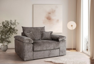 Home affaire XXL-Sessel Soft&Cosy, B: 151 cm, Mega-Sessel, Cord oder Chenille-Struktur,mit 2 Zierkissen