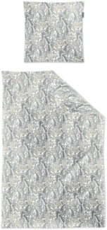 Irisette Tencel-Satin Bettwäsche Set Lotus 8569 salbei 135 x 200 cm + 1 Kissenbezug 80x80 cm