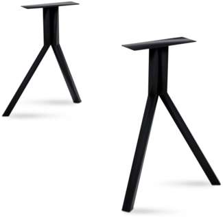 Tischgestell Darcey 71x71,7 Metall Schwarz