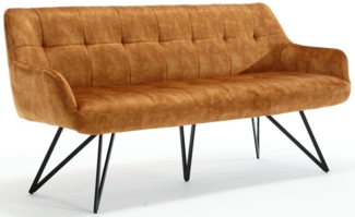 Home affaire Bank Soller, TOPSELLER! (Bank mit Steppung, OTTOs Choice), Kufengestell, gepolstert, mit Steppung