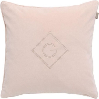 Gant Home Kissenhülle Velvet G Cushion Samt Peony Rosa (50x50 cm) 853080301-601