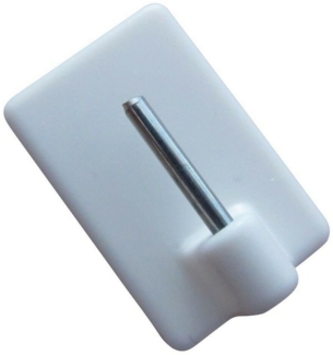 rewagi Klebehaken Klebehaken für Cafehausstange 29 mm x 19 mm Farbe weiß, Fenster, Badezimmer, Seilhalter, (4-St), Verkaufseinheit: 4, 6, 8, 10, 20, 50, 100