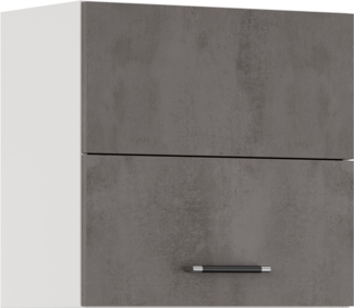 IMPULS KÜCHEN Faltlifthängeschrank "Prag und Valencia", Breite/Höhe: 60/57,9 cm vormontiert, mit Soft-Close, mit Falt-Lifttür bestehend aus 2 Fronten