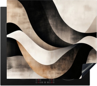 MuchoWow Herd-Abdeckplatte, Vinyl, (1 tlg), Küche Herdabdeckplatte Ceranfeld Vinyl Einteilig, 59x52 cm