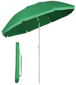 Sekey Sonnenschirm Ø 160 cm Balkonschirm Rund Strandschirm Sonnenschirm mit Schutzhülle, LxB: 160,00x160,00 cm, Neigungswinkel verstellbar, Höhe verstellbar, mit Tragetasche