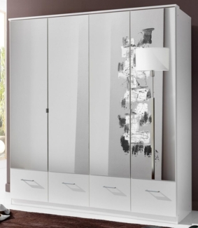 Kleiderschrank 'IMAGO' Schrank Schlafzimmerschrank in weiß 180 cm