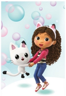 Gabby's Dollhouse Handtücher Gabby’s Dollhouse Handtuch 30x50 cm – Bubbles Design, 100% Baumwolle (1-St)