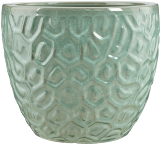 Mica Decorations Übertopf Peto Ton minze Ø 37 x 32 cm