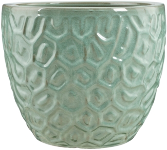Mica Decorations Übertopf Peto Ton minze Ø 37 x 32 cm