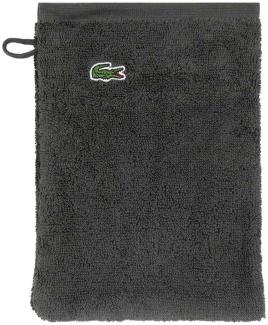 Lacoste Frottier Handtücher Lecroco|Waschhandschuh 15x21 cm| bitume