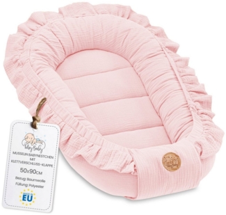 Totsy Baby Kuschelnest Babynest Neugeborene Tragegriff 90x50 cm Tragbar Kinder Kuschelnest