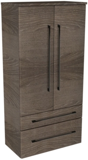 Lanzet Midischrank 60 cm, Dunkelbraun