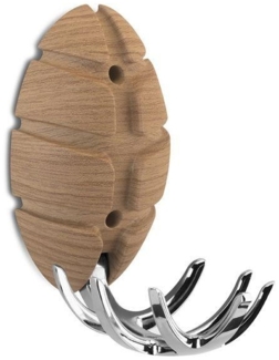 Wandgarderobe Garderobe BUG Eiche Hell Chrom von Spinder