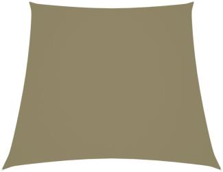 vidaXL Sonnensegel Oxford-Gewebe Trapezförmig 2/4x3 m Beige 135186