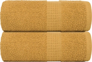 Seiftücher 2 Stk. Golden 30x30 cm 360 g/m² 100% Baumwolle 136800