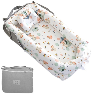 SEHAUSEU Kuschelnest Kuschelnest Bettnestchen Babylounge Babykokon Handtaschendesign, Wickelauflage