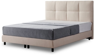 V6 Boxspringbett Modell 213 mit mit Taschenfederkernmatratze 30 cm Hoch