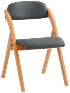 SoBuy Klappstuhl DE-FST92, 1 St, Klappstuhl Küchenstuhl mit Rückenlehne, Campingstuhl, Holzstuhl