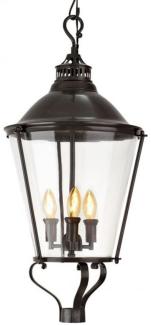 Casa Padrino Luxus Laterne - Luxus Hängeleuchte Rotguss Durchmesser 33 x H 73 cm