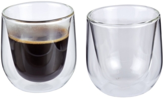 Espresso Kaffee Milchkaffee Latte Macchiato Gläser cilio VERONA doppelwandig Kaffee-Glas VERONA