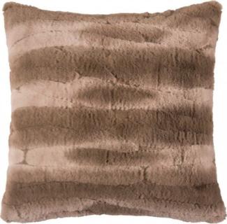 PAD Kissenhülle Cozy Kunstpelz Taupe (45x45cm) 12474