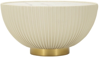 Natur24 Couchtisch Tavolino Couchtisch 71 x 71 x 38 cm Metall Keramik Polyester