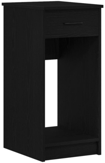 vidaXL Computerschrank mit Schublade Schwarz 35x45x77 cm 858741