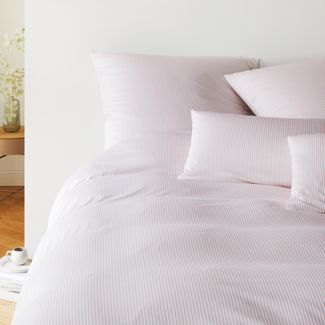 Elegante Interlock Jersey Bettwäsche Plaisir 3593-1 puder 135x200