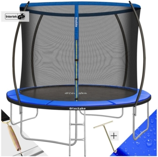 tectake Gartentrampolin Trampolin, (Komplettset), Ø 305 cm, GS-zertifiziert
