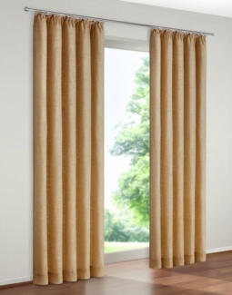 Wirth Vorhang Trondheim 328 g/m² (1 St), Kräuselband, blickdicht, Chenille