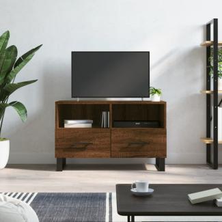 vidaXL TV-Schrank Braun Eichen-Optik 80x36x50 cm Holzwerkstoff 829003