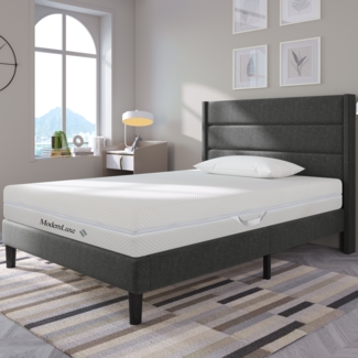 Kaltschaummatratze 90x200 cm, 7 Zonen,waschbarer Bezug, rutschfest, für Seitenschläfer & Rückenschläfer