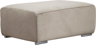 INOSIGN Hocker BEATRICE mit Wellenfederung, Maße B/T/H: 100/68/45 cm, passend zur "Beatrice"-Serie, in hochwertiger Verarbeitung