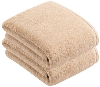 Vossen Badetücher 2er Pack Badetuch 100 x 150 cm Vegan Life, Frottier (Spar-Set, 2-St), Vegan