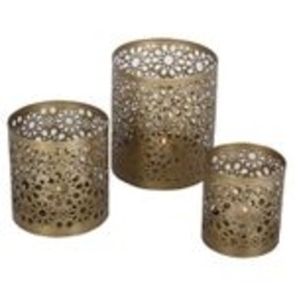 Orientalisches Windlicht Navin 3er Set