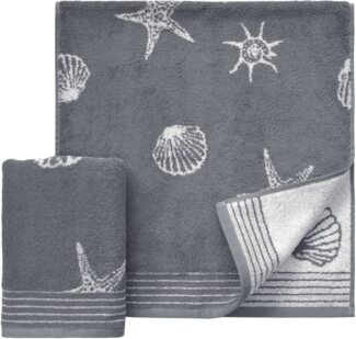 Dyckhoff Handtücher Seashell, Walkfrottee (2-St), mit Muschelmuster