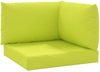 vidaXL Palettenkissen 3-tlg. Hellgrün Oxford-Gewebe 361784