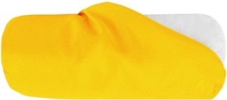 Bestlivings Bezug für Nackenrolle 10x25cm ( BxL ) Bezug in Gelb, in vielen Farben