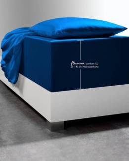 fleuresse Spannbettlaken Comfort XL, Mako-Jersey, Gummizug: rundum, (1 Stück), Mako-Jersey, für Matratzen bis 40 cm Höhe, Bettlaken, Spannbetttuch