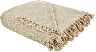 Kuscheldecke CHAOHANI Stoff 200 x 220 cm Beige