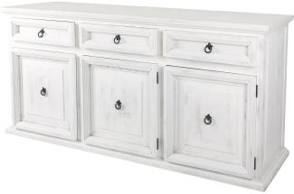 1a Direktimport Sideboard Kommode Sidebord Mexico Weiß Antik - Pinie Massivholz - Shabby Chic