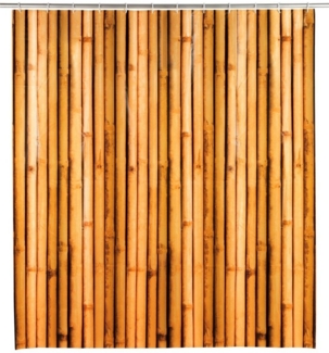 WENKO Duschvorhang Bambusa Breite 180 cm, Höhe 200 cm