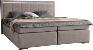 COLLECTION AB Boxspringbett 30 Jahre Jubiläums-Modell Athena, in H2,H3 & H4, wahlweise mit LED-Leiste
