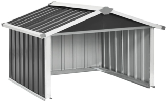 vidaXL Mähroboter Garage, Verzinkter Stahl, 92 x 97 x 63 cm, Anthrazit