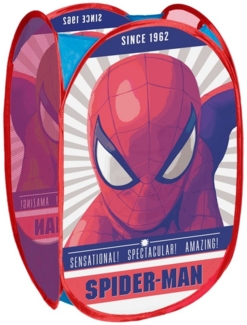 Seven Polska Spielzeugtruhe Disney Spielzeug "SPIDERMAN" Box ↨ Pop Up Car Toy Organizer