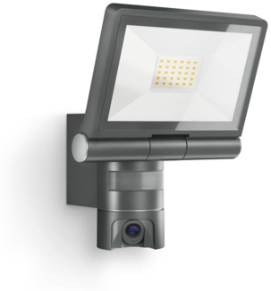 Steinel LED-Kameraleuchte XLED CAM 2 SC, mit Bewegungsmelder und Gegensprechanlage, per App steuerbar, 2K-Weitwinkel-Farbkamera, WiFi 6, 3000 K